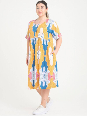 Купить Летнее платье с коротким рукавом JEN 04257  в Украина