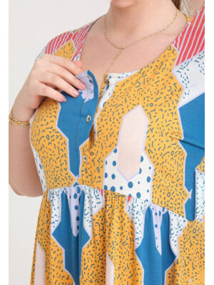 Купить Літня сукня з коротким рукавом JEN 04257 в Украина в Lingerie.ua - Одяг для дому та відпочинку, Фото 3