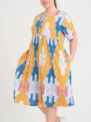 Купить Літня сукня з коротким рукавом JEN 04257 в Украина в Lingerie.ua - Одяг для дому та відпочинку, Фото 4