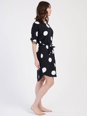 Купить Туника из штапеля в крупный горох VIENETTA 3114536884 в Украина в Lingerie.ua - Одяг для дому та відпочинку, Фото 9