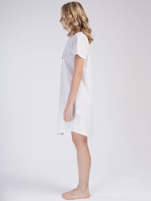 Купить Хлопковая туника с коротким рукавом VIENETTA 3120670000 в Украина в Lingerie.ua - Одяг для дому та відпочинку, Фото 5