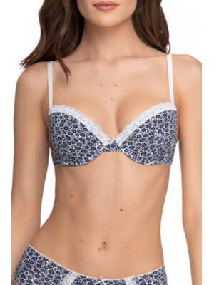 Купить Хлопковый бюстгальтер Push-up с формованной чашкой JASMINE LADY 1801-57 в Украина в Lingerie.ua - Одяг для дому та відпочинку, Фото 1