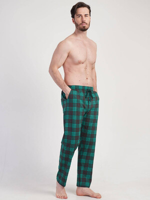 Купить Бавовняні домашні штани в клітинку VIENETTA MAN 3111572338 в Украина в Lingerie.ua - Одяг для дому та відпочинку, Фото 3