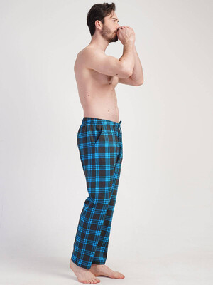 Купить Бавовняні домашні штани в клітинку VIENETTA MAN 3111572338 в Украина в Lingerie.ua - Одяг для дому та відпочинку, Фото 6