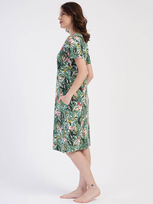 Купить Хлопковый халат на молнии с карманами VIENETTA 4010027930 в Украина в Lingerie.ua - Одяг для дому та відпочинку, Фото 4