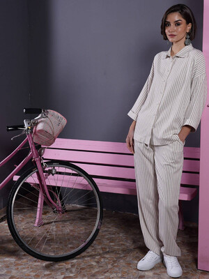 Купить Штапельный костюм с рубашкой и брюками VIENETTA PLUS 3114500035 в Украина в Lingerie.ua - Одяг для дому та відпочинку, Фото 6