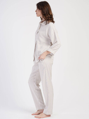 Купить Штапельный костюм с рубашкой и брюками VIENETTA PLUS 3114500035 в Украина в Lingerie.ua - Одяг для дому та відпочинку, Фото 7