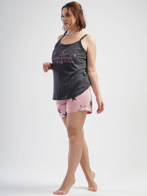 Купить Хлопковый комплект женский из майки и шорт VIENETTA 1100241201 в Украина в Lingerie.ua - Одяг для дому та відпочинку, Фото 7