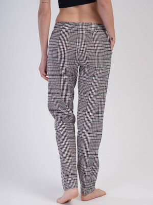 Купить Хлопковые женские брюки в клетку VIENETTA 4010224808 в Украина в Lingerie.ua - Одяг для дому та відпочинку, Фото 7