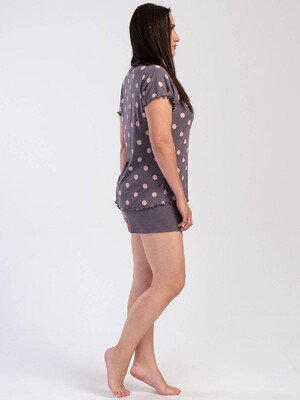 Купить Летний комплект большого размера с шортами VIENETTA 4030500323 в Украина в Lingerie.ua - Одяг для дому та відпочинку, Фото 4