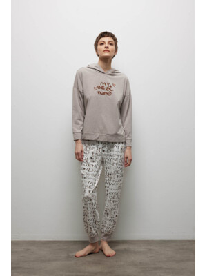 Купить Хлопковый домашний комплект с капюшоном HAYS 40305 в Украина в Lingerie.ua - Одяг для дому та відпочинку, Фото 1