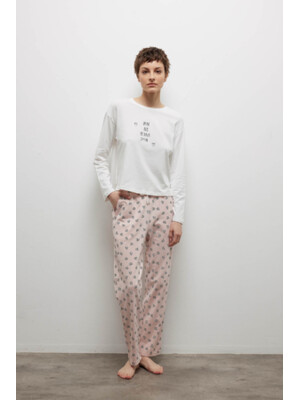 Купить Хлопковый домашний комплект с брюками HAYS 40221 в Украина в Lingerie.ua - Одяг для дому та відпочинку, Фото 1