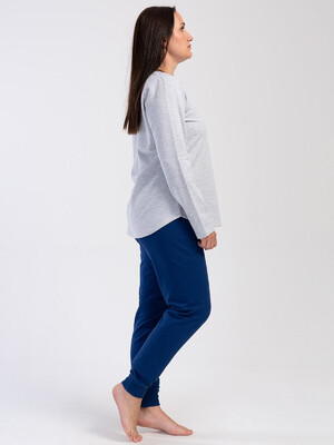 Купить Байкова жіноча піжама великого розміру VIENETTA 4030300000 в Украина в Lingerie.ua - Одяг для дому та відпочинку, Фото 3