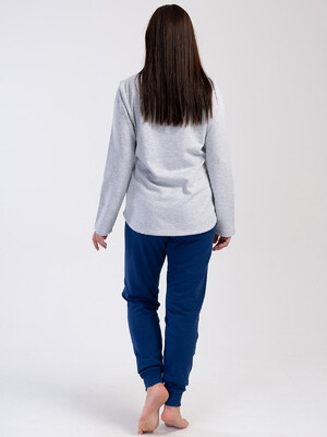 Купить Байкова жіноча піжама великого розміру VIENETTA 4030300000 в Украина в Lingerie.ua - Одяг для дому та відпочинку, Фото 4