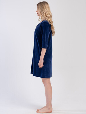 Купить Велюровый женский халат на молнии VIENETTA 4031090000 в Украина в Lingerie.ua - Одяг для дому та відпочинку, Фото 2