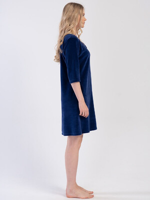 Купить Велюровый женский халат на молнии VIENETTA 4031090000 в Украина в Lingerie.ua - Одяг для дому та відпочинку, Фото 3