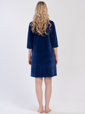 Купить Велюровый женский халат на молнии VIENETTA 4031090000 в Украина в Lingerie.ua - Одяг для дому та відпочинку, Фото 4