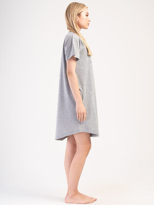 Купить Хлопковая домашняя туника большого размера VIENETTA 4053540000 в Украина в Lingerie.ua - Одяг для дому та відпочинку, Фото 2