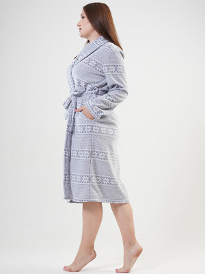Купить Флисовый женский халат VIENETTA 2030653972 в Украина в Lingerie.ua - Одяг для дому та відпочинку, Фото 3