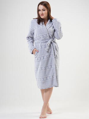 Купить Флисовый женский халат VIENETTA 2030653972 в Украина в Lingerie.ua - Одяг для дому та відпочинку, Фото 5