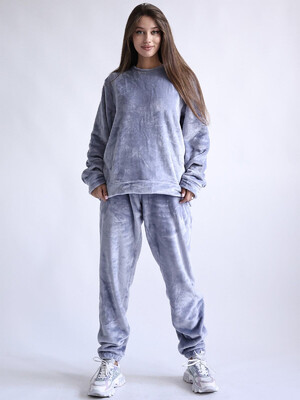 Купить Теплый домашний костюм унисекс оверсайз LINGERIE 170687 в Украина в Lingerie.ua - Одяг для дому та відпочинку, Видео