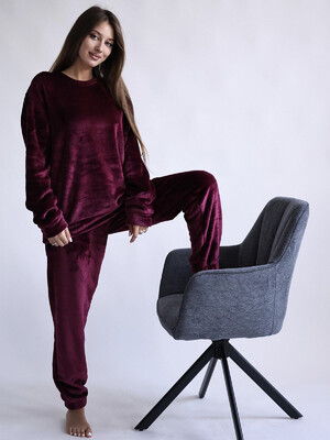 Купить Теплый домашний костюм унисекс оверсайз LINGERIE 170687 в Украина в Lingerie.ua - Одяг для дому та відпочинку, Фото 3