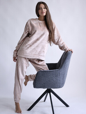 Купить Теплый домашний костюм унисекс оверсайз LINGERIE 170687 в Украина в Lingerie.ua - Одяг для дому та відпочинку, Фото 4