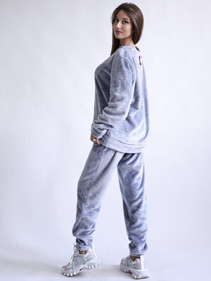 Купить Теплый домашний костюм унисекс оверсайз LINGERIE 170687 в Украина в Lingerie.ua - Одяг для дому та відпочинку, Фото 5