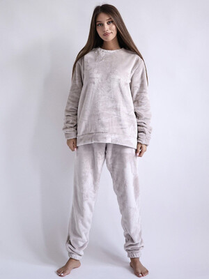 Купить Теплый домашний костюм унисекс оверсайз LINGERIE 170687 в Украина в Lingerie.ua - Одяг для дому та відпочинку, Фото 6