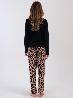 Купить Хлопковый домашний комплект с леопардовым принтом VIENETTA 4033164962 в Украина в Lingerie.ua - Одяг для дому та відпочинку, Фото 4