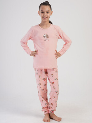 Купить Хлопковый домашний костюм с длинным рукавом VIENETTA PINK 4040355109 в Украина