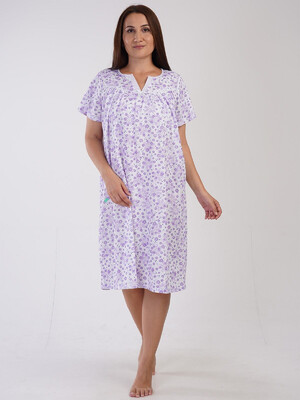 Купить Хлопковая ночная сорочка большого размера VIENETTA 1613851004 в Украина в Lingerie.ua - Одяг для дому та відпочинку, Фото 5