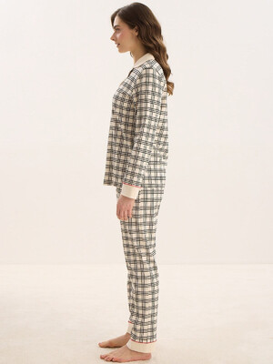 Купить Хлопковая классическая пижама SEVIM 16089 в Украина в Lingerie.ua - Одяг для дому та відпочинку, Фото 3