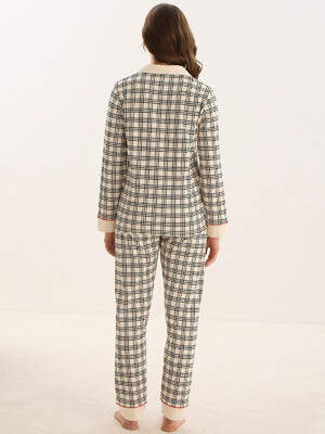 Купить Хлопковая классическая пижама SEVIM 16089 в Украина в Lingerie.ua - Одяг для дому та відпочинку, Фото 5