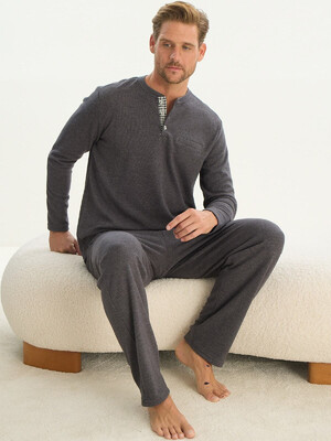 Купить Теплый домашний комплект с длинным рукавом SVM 9542 в Украина в Lingerie.ua - Одяг для дому та відпочинку, Фото 3