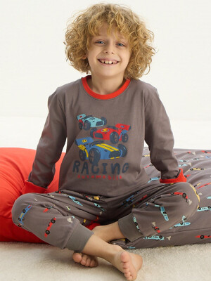 Купить Хлопковый домашний комплект с длинным рукавом ZEY ZEY 8740 в Украина в Lingerie.ua - Одяг для дому та відпочинку, Фото 3