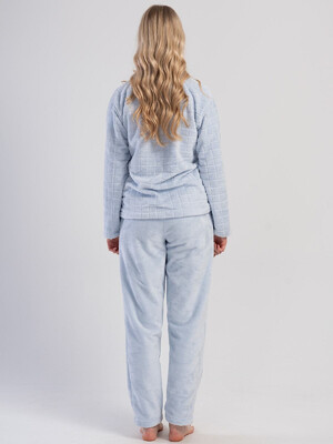 Купить Теплый домашний костюм из велсофта VIENETTA 4031161858 в Украина в Lingerie.ua - Одяг для дому та відпочинку, Фото 4