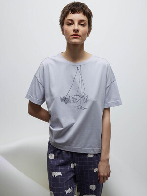 Купить Хлопковый домашний комплект из футболки и брюк HAYS 40216  в Украина в Lingerie.ua - Одяг для дому та відпочинку, Фото 4