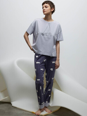 Купить Хлопковый домашний комплект из футболки и брюк HAYS 40216  в Украина в Lingerie.ua - Одяг для дому та відпочинку, Фото 6