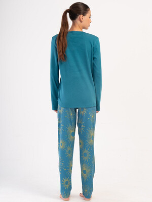 Купить Трикотажный домашний женский комплект с брюками VIENETTA 4033652329 в Украина в Lingerie.ua - Одяг для дому та відпочинку, Фото 5