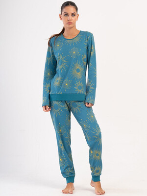 Хлопковый домашний комплект с длинным рукавом VIENETTA 4033682329