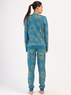 Купить Хлопковый домашний комплект с длинным рукавом VIENETTA 4033682329 в Украина в Lingerie.ua - Одяг для дому та відпочинку, Фото 4