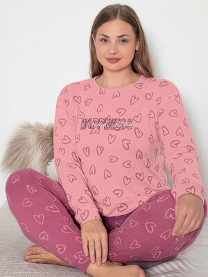 Домашний комплект большого размера с длинным рукавом GUAVA 4426