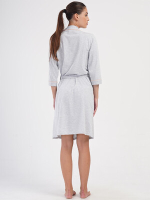 Купить Хлопковый домашний халат женский VIENETTA 4053590000 в Украина в Lingerie.ua - Одяг для дому та відпочинку, Фото 11