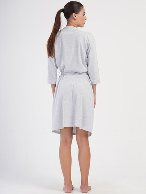 Купить Хлопковый домашний халат женский VIENETTA 4053590000 в Украина в Lingerie.ua - Одяг для дому та відпочинку, Фото 8