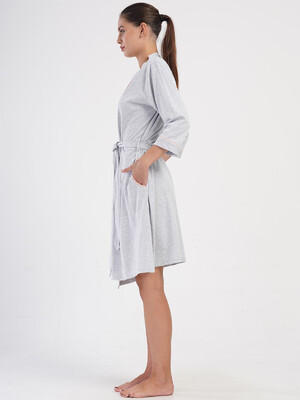 Купить Хлопковый домашний халат женский VIENETTA 4053590000 в Украина в Lingerie.ua - Одяг для дому та відпочинку, Фото 7