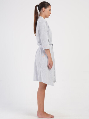 Купить Хлопковый домашний халат женский VIENETTA 4053590000 в Украина в Lingerie.ua - Одяг для дому та відпочинку, Фото 12