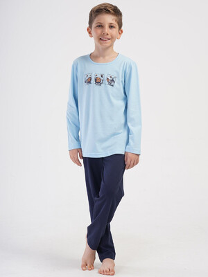 Купить Хлопковый детский домашний комплект с длинным рукавом VIENETTA KIDS 4051330000 в Украина в Lingerie.ua - Одяг для дому та відпочинку, Фото 9