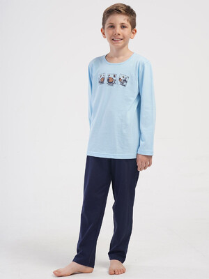 Купить Хлопковый детский домашний комплект с длинным рукавом VIENETTA KIDS 4051330000 в Украина в Lingerie.ua - Одяг для дому та відпочинку, Фото 8