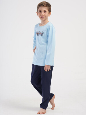 Купить Хлопковый детский домашний комплект с длинным рукавом VIENETTA KIDS 4051330000 в Украина в Lingerie.ua - Одяг для дому та відпочинку, Фото 6